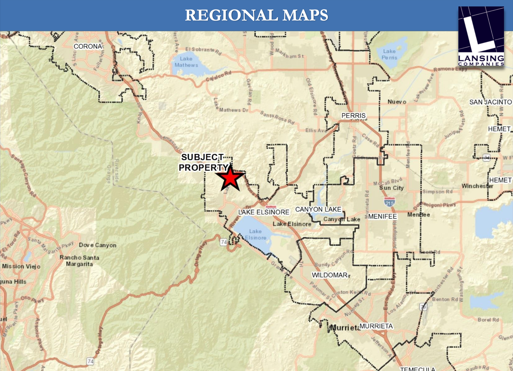 Alberhill Ridge Location